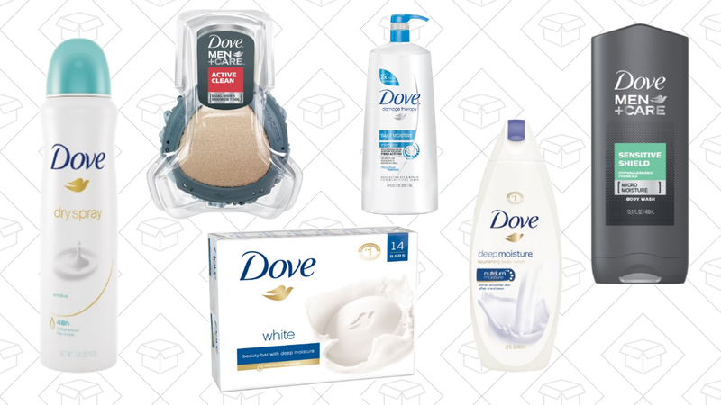 20% off all Dove products with code DOVE20